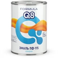 Эмаль ПФ-115 алкидная Formula Q8, глянцевая, 0,9 кг, бирюзовая