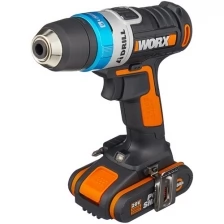 Дрель-шуруповерт аккумуляторная WORX AiDrill WX178, 20В, 2Ач x1, кейс