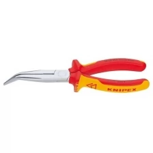 Плоские круглогубцы с режущими кромками KNIPEX KN-2626200