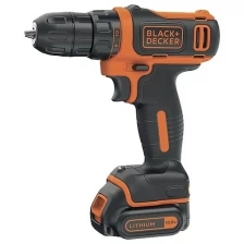 Дрель-шуруповерт аккумуляторная BLACK+DECKER BDCDD12K1B