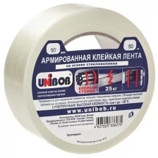 Клейкая лента армированная стекловолокном белая 50 мм x 50 м толщина 130 мкм, 517325