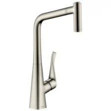 Смеситель для кухни Hansgrohe Metris сталь 14820800