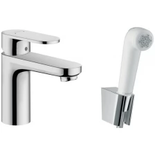 Смеситель для раковины с гигиенической лейкой Hansgrohe Vernis Blend 71215000