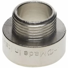 GENERAL FITTINGS 1"х3/4", никелированная латунь, переходник удлиненный цилиндрический 51083-1-3/4