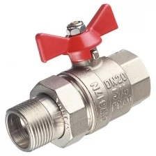 Кран шаровой VALTEC BASE (VT.227.N.05) ВН 3/4" с разъёмным соединением