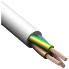 Провод бытовой ПВС 3х1.5 кв. мм Конкорд ГОСТ белый 10 м