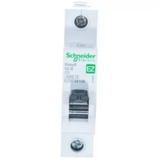 Автоматический выключатель Schneider Electric Easy 9 1P 63а (C) 4,5kA, арт. EZ9F34163