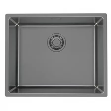 Мойка KOMBINO 50 MONARCH ANTHRACITE SAT-90 542X442X195 U в компл. с выпуском без сифона,