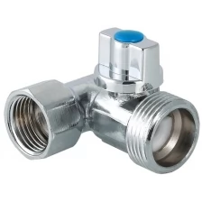 Тройник с шаровым краном 1/2"х3/4"х1/2", VALTEC