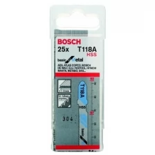 Набор лобзиковых пилок BOSCH 25шт T 118 A Basic for Metal, HSS