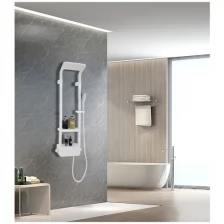 Душевая панель из нержавеющей стали Cerutti Spa Maiella W CT8984 Белая