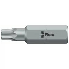 Бита WERA 867/1 Z TORX, вязкая твёрдость, 1/4" C6.3, TX 6 x 25 мм, WE-066493