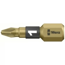 Бита торсионная WERA 855/1 BTH PZ, сверхтвёрдая, 1/4" C6.3, PZ 1 x 25 мм, WE-056710