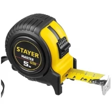 Рулетка STAYER MASTER 34025-03_z01, в ударостойком обрезиненном корпусе, 3м х 16мм