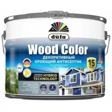 Декоративный кроющий антисептик Dufa Wood Color лунная ночь 2,5 л