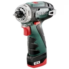 Дрель-шуруповерт аккумуляторная METABO PowerMaxx BS Basic (600984500), 2 АКБ, мал. кейс